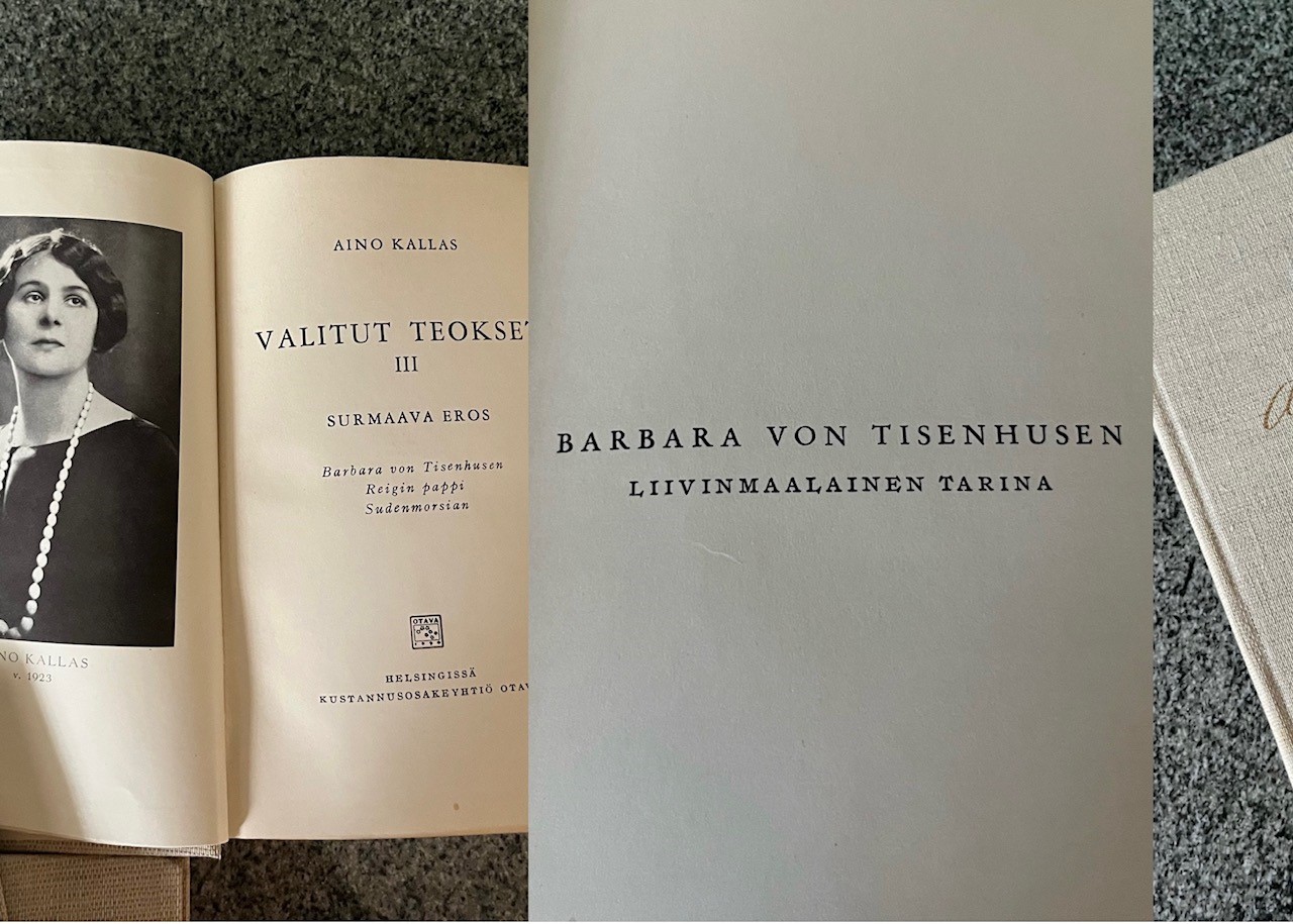 Barbara von Tisenhusen Aino Kallas Surmaava Eros kirja-arvio