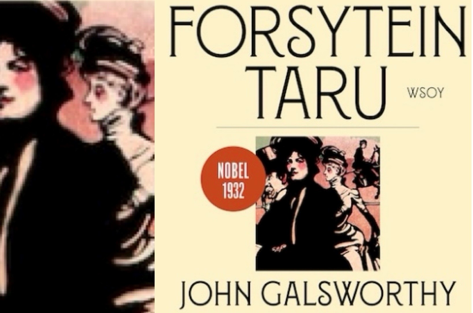 Forsytein taru sukupuu kirja-arvio klassikko Nobel