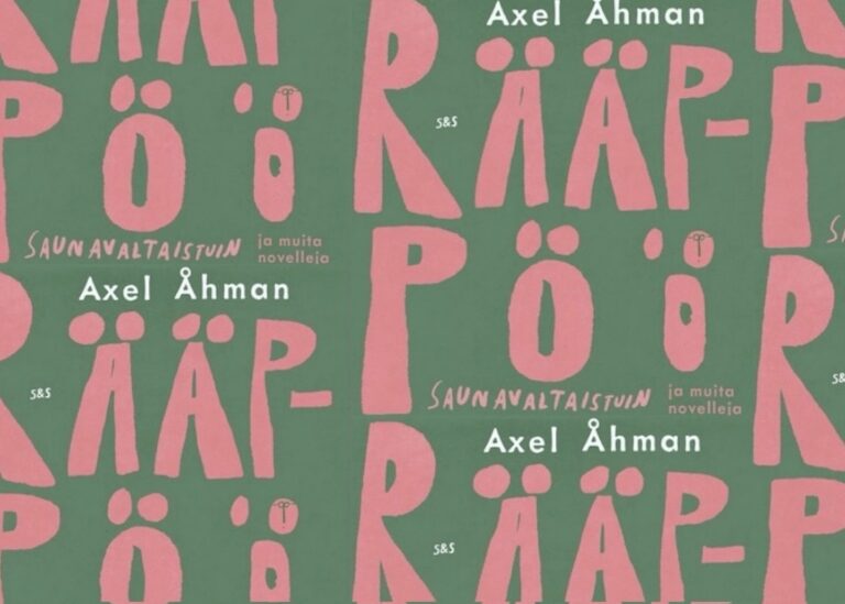Rääppöö Axel Åhman Novelli Novellikokoelma Kirja-arvio
